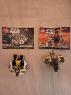Lego microfighters wookie gunship en de ghost, Ophalen of Verzenden, Zo goed als nieuw, Complete set, Lego