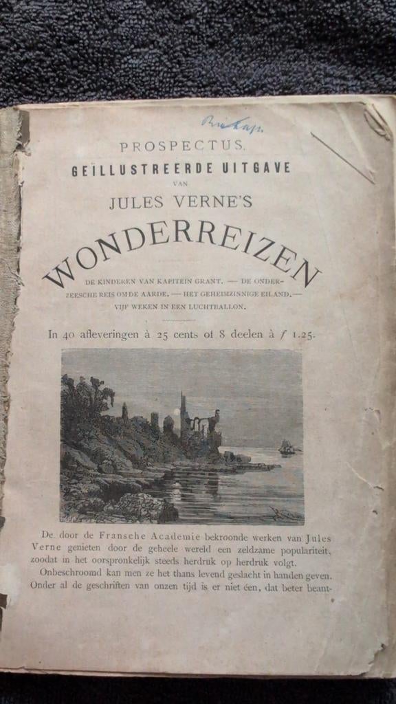 Jules Verne's Wonderreizen - Geïllustreerde Uitgave, Boeken, Ophalen of Verzenden, Gelezen, Jules Verne, Nederland