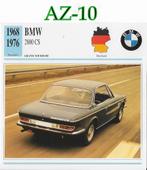 Az10 autokaart bmw 2800 cs ( 1968 - 1976 ), Ophalen of Verzenden, Zo goed als nieuw, Auto's