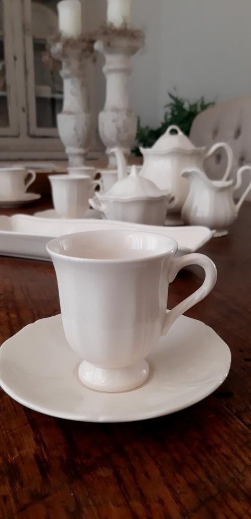 Wedgwood High Tea Servies Queens shape, Gebruikt, Ophalen of Verzenden, Wedgwood, Porselein