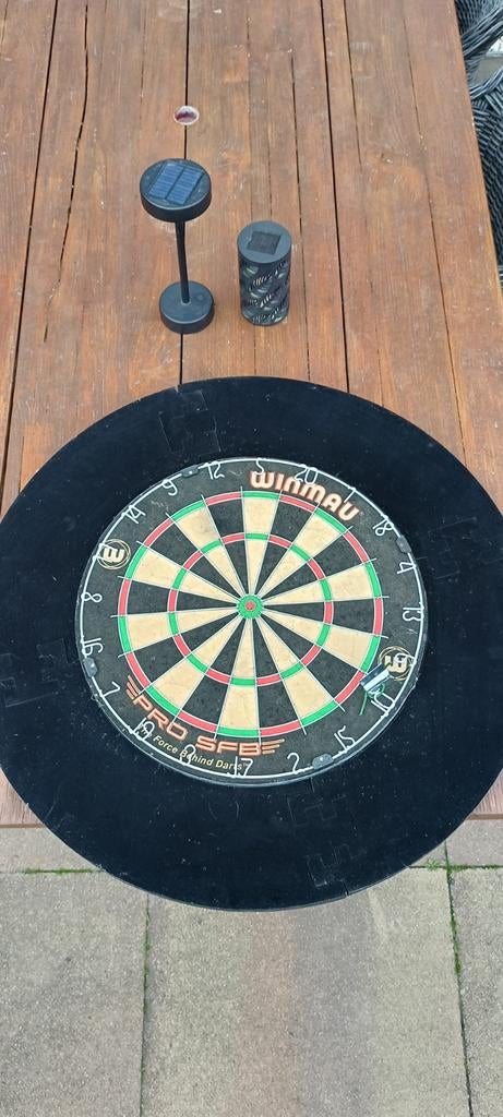 Dartbord met ring, Sport en Fitness, Darts, Ophalen of Verzenden, Dartbord