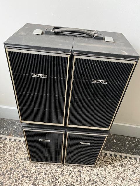 sony bandrecorders 2 stuks, Ophalen, Bandrecorder, Met stofkap