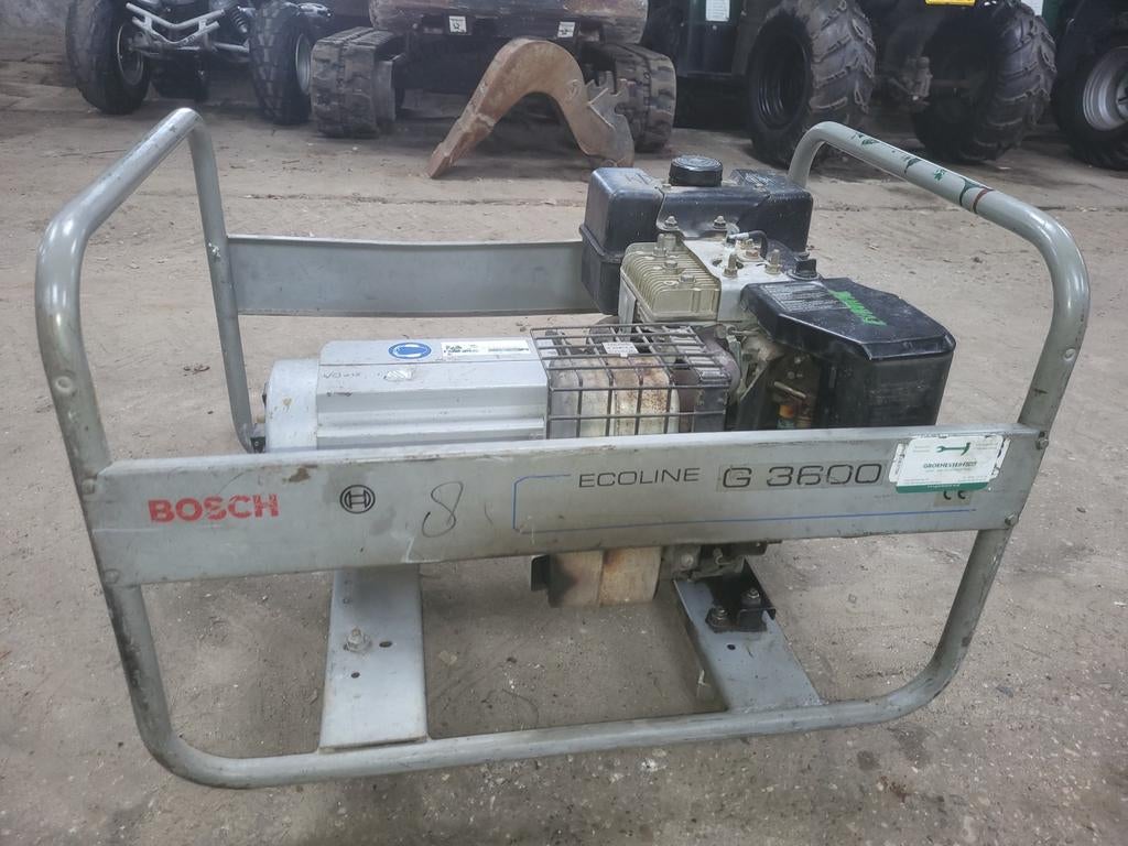Bosch benzine generator 3.3kva, Ophalen of Verzenden, Minder dan 5 kVA, Benzine
