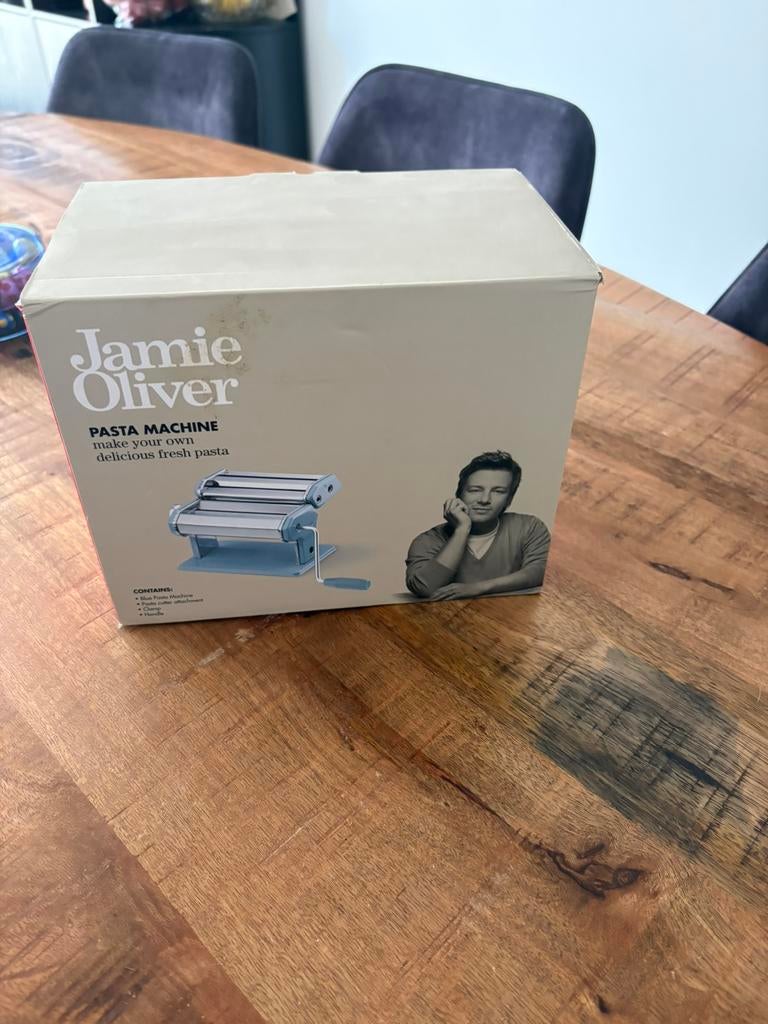 Jamie Oliver Pasta maker (blauw), Ophalen, Blauw, Zo goed als nieuw, Metaal