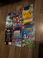 4 switch spellen - little nightmares / sonic, Ophalen of Verzenden, Zo goed als nieuw, Muziek, Film of Tv