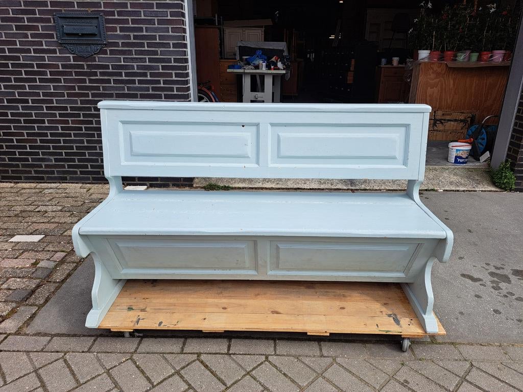 Oud grenen klepbank, Ophalen, RoDeKo Volendam, R.kooij65@gmail.com, Gebruikt