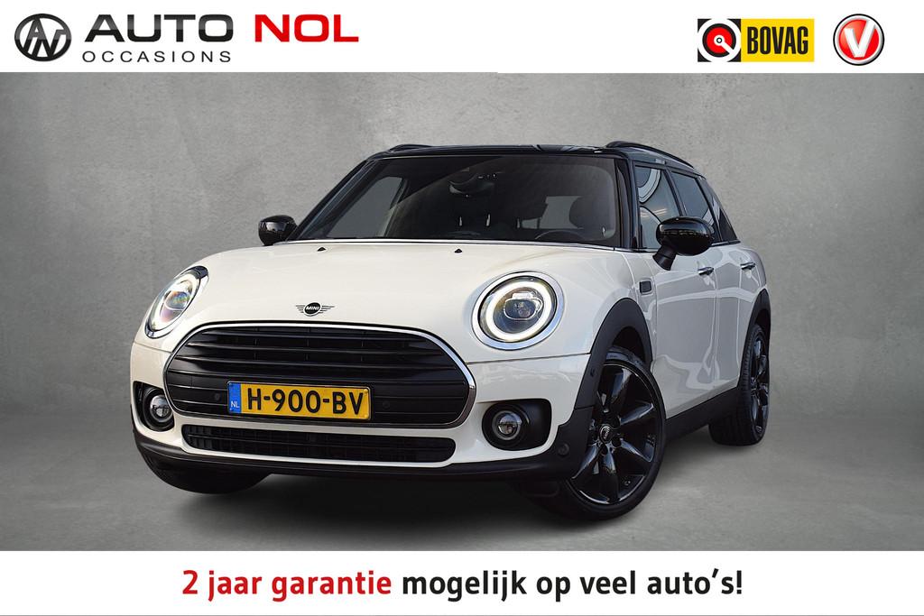Mini Mini Clubman 1.5 Cooper Chili | Apple CarPlay | Half Le, Auto's, Gebruikt, Leder en Stof, Wit, Origineel Nederlands