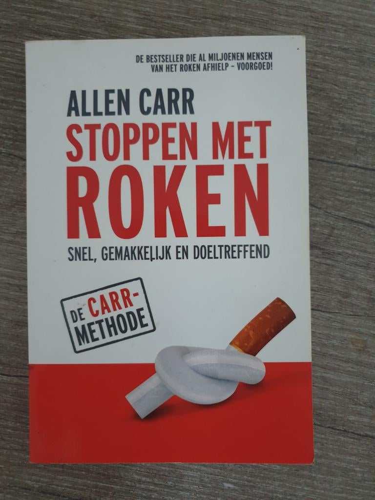 Allen Carr: Stoppen met Roken - De Carr Methode, Ophalen of Verzenden, Gelezen, Gezondheid en Conditie, Allen Carr