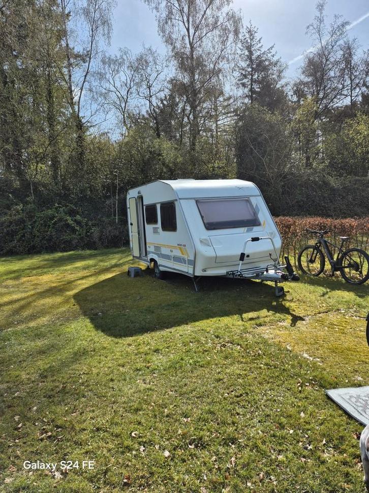 CARAVAN Chateau Mona 400 2003, Caravans en Kamperen, Caravans, Particulier, tot en met 4, Overige, Chateau, Fietsenrek, Ophalen