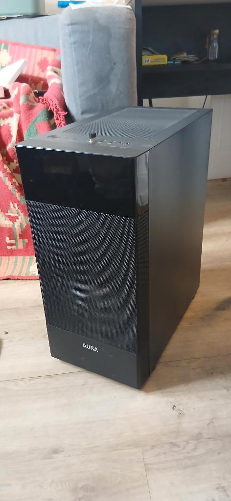 AMD game desktop, Computers en Software, Desktop Pc's, Gebruikt, 3 tot 4 Ghz, HDD, SSD, 8 GB, Met videokaart, Met monitor, Gaming