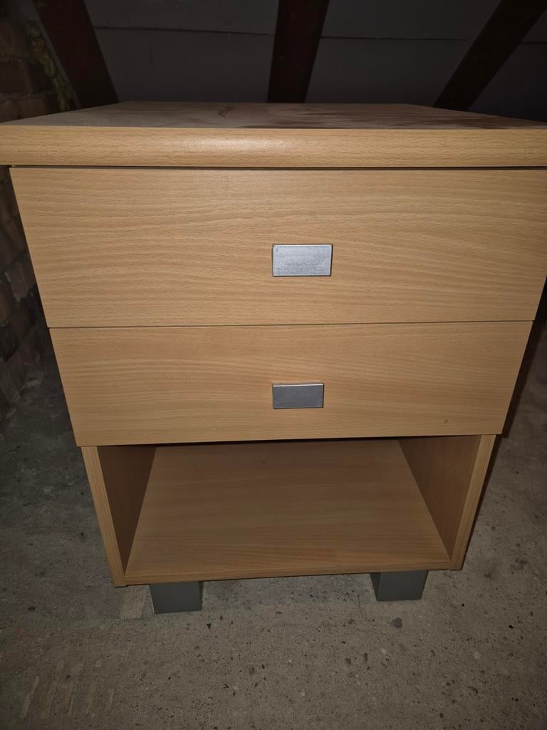 Nachtkastje, Huis en Inrichting, Slaapkamer | Nachtkastjes, Ophalen, Gebruikt, Minder dan 45 cm