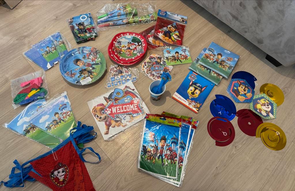 Paw Patrol Feestversiering - Compleet Pakket, Ophalen of Verzenden, Nieuw, Versiering, Verjaardag