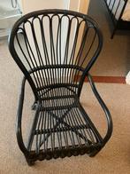 IKEA Bandung Zwarte Rotan Stoel, Zwart, Riet of Rotan, Ophalen of Verzenden, Zo goed als nieuw