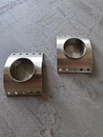 2x ZACK RVS waxine lichthouders - theelichtjeshouders, Huis en Inrichting, Woonaccessoires | Kandelaars en Kaarsen, Ophalen of Verzenden