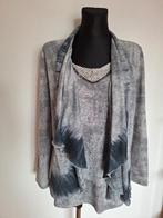 Aparte trui  Lijkt 2 delig  Merk Just White  Maat 44, Kleding | Dames, Just White, Verzenden, Zo goed als nieuw, Maat 42/44 (L)