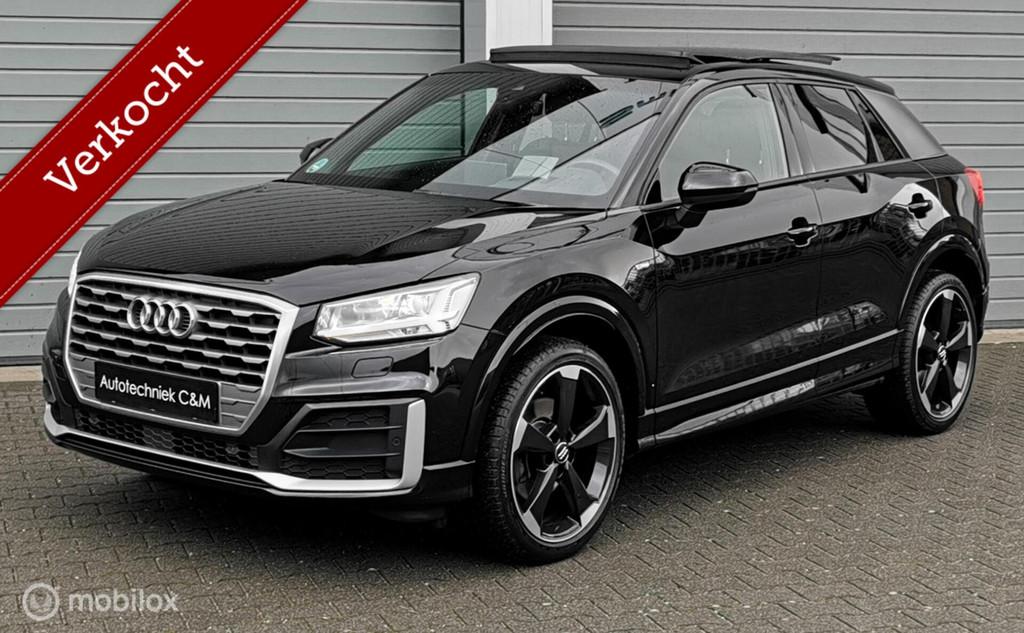Audi Q2 1.4 TFSI COD S-LINE/150PK/ACC/DCC/PANO/B&O/VIRTUAL/, Voorwielaandrijving, 4 cilinders, 150 pk, Leder en Stof