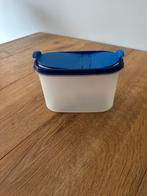 Tupperware bewaardoos met blauw deksel, Huis en Inrichting, Keuken | Tupperware, Ophalen of Verzenden, Zo goed als nieuw, Blauw