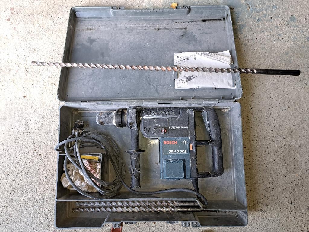 Bosch boor- / breekhamer GBH 5DCE, Ophalen, Boor- en/of Breekhamer, Variabele snelheid, Gebruikt