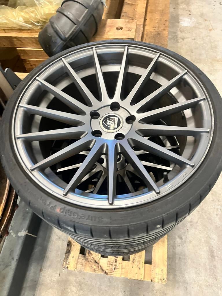 3 Velgen 5x112 - 2x 235 breedte, 1x 245 breedte, Auto-onderdelen, Banden en Velgen, Ophalen of Verzenden, Gebruikt, 235 mm, Velg(en)