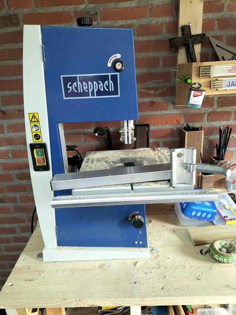 Scheppach Basa 1 Lintzaag - Zo goed als nieuw, Ophalen, Zo goed als nieuw, Lintzaag, Minder dan 600 watt