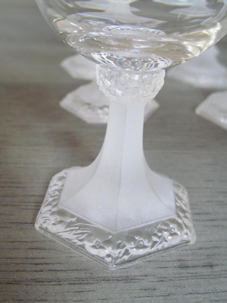 10 Rosenthal Classic Rose Germany Glazen op Voet Gemerkt, Glas of Glazen, Gebruikt, Ophalen of Verzenden, Glas