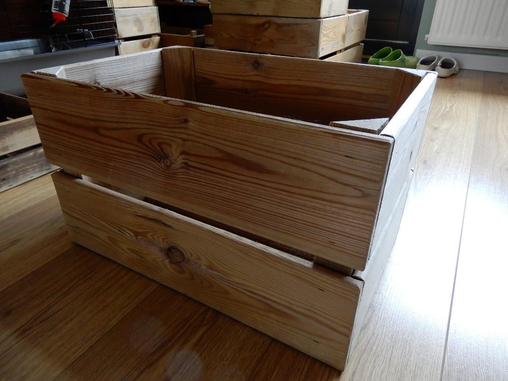 Te koop! houten kistjes, 2 maten, Ophalen, Gebruikt, Hout
