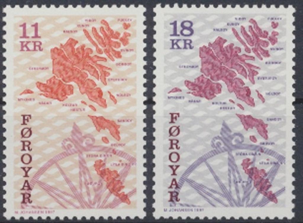 19-04 Faroer MI 320/1 postfris, Verzenden, Denemarken, Postfris