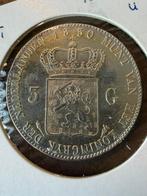 3 gulden 1830 over 20, Zilver, Koning Willem I, Losse munt, Overige waardes