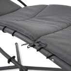 Comfortabele Zweefstoel met Kussen en Parasol, Tuin en Terras, Hangmatten, Binnen, Ophalen of Verzenden, Zo goed als nieuw, Met standaard