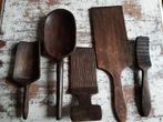 Keukengerei hout boterschraper,schepje,lepel sleets sober,,, Ophalen of Verzenden