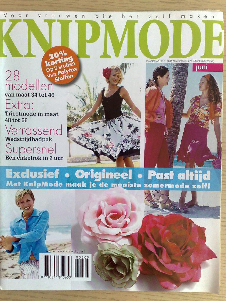 Knipmode juni nr. 2005, Verzenden, Zo goed als nieuw, Vrouw, Knipmode