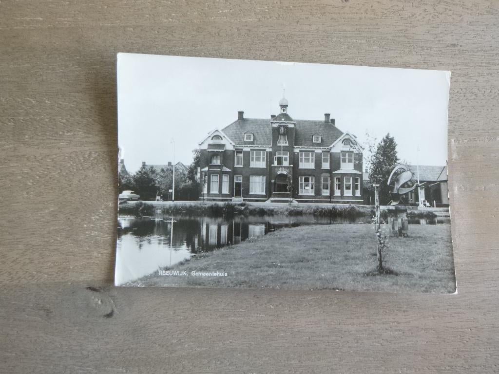 Reeuwijk, gemeentehuis/1977, Verzamelen, Ansichtkaarten | Nederland, Verzenden, 1960 tot 1980, Gelopen, Noord-Brabant