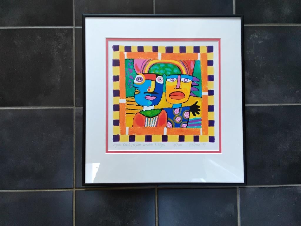 Clemens briels zeefdruk, Ophalen