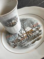 Vintage Crown Bavaria Avon Porseleinen Kop en Schotel, Ophalen of Verzenden