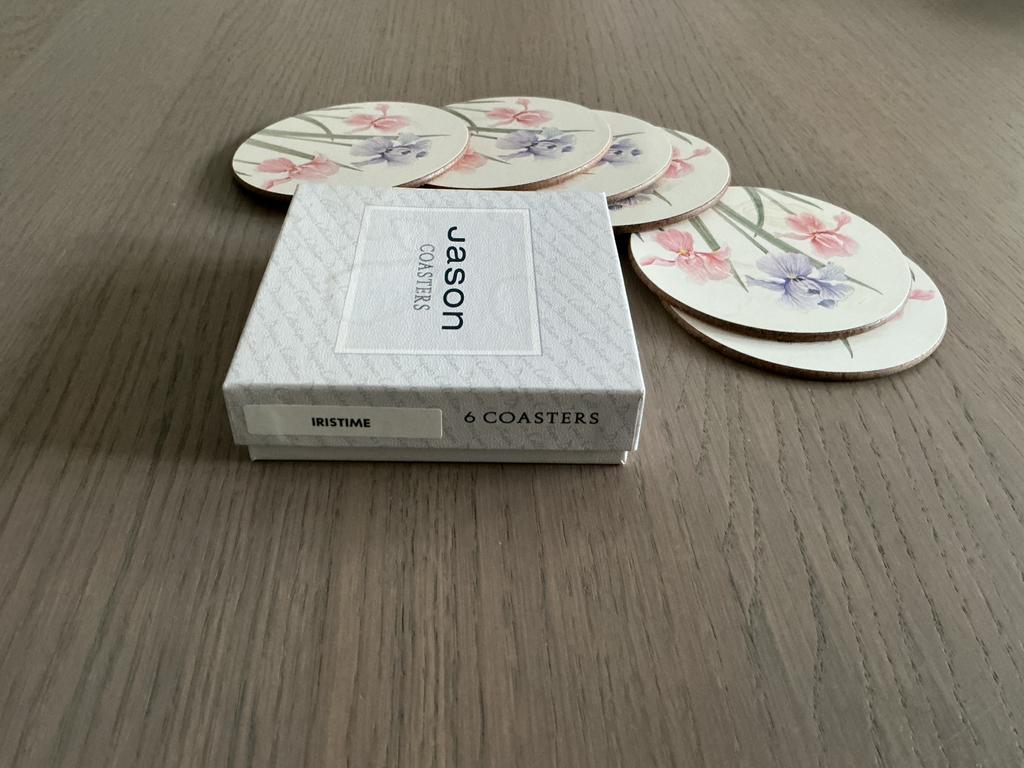 Jason coasters onderzetters Iristime, Ophalen of Verzenden, Zo goed als nieuw, Glas of Kopje