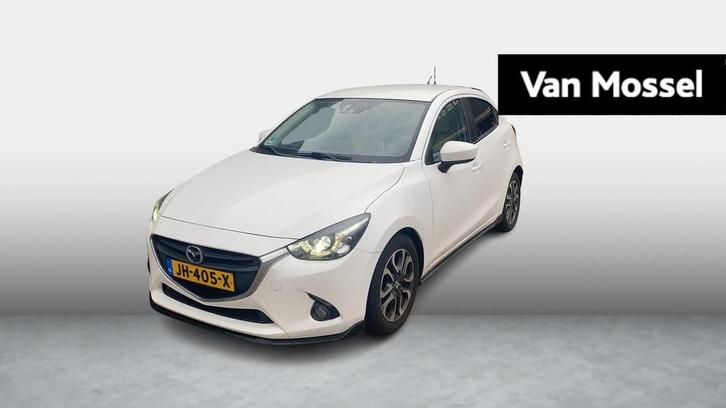 Mazda 2 1.5 Skyactiv-G Skylease GT | Navi | 16"LMV | Head-Up, Auto's, Mazda, Bedrijf, Te koop, ABS, Airbags, Airconditioning, Alarm