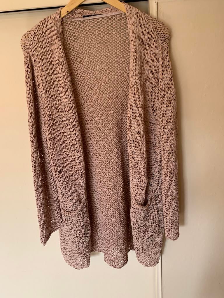 Oud roze vest van luisa Cerano maat 44, Kleding | Dames, Truien en Vesten, Ophalen of Verzenden, Zo goed als nieuw, Maat 42/44 (L)