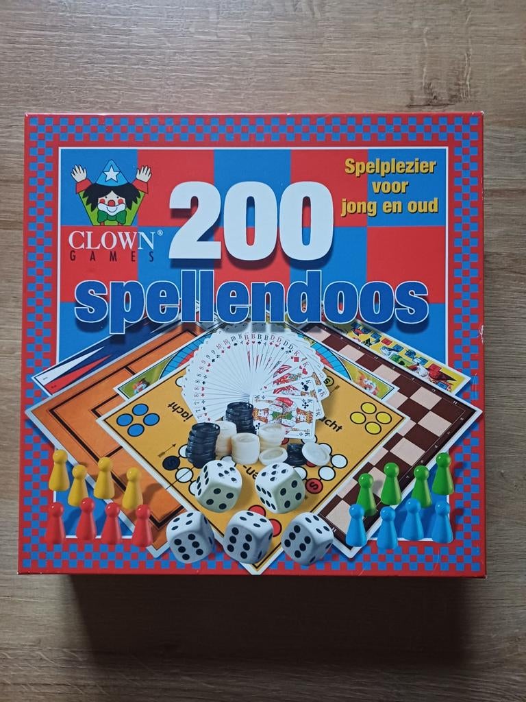 200 spellendoos, Ophalen