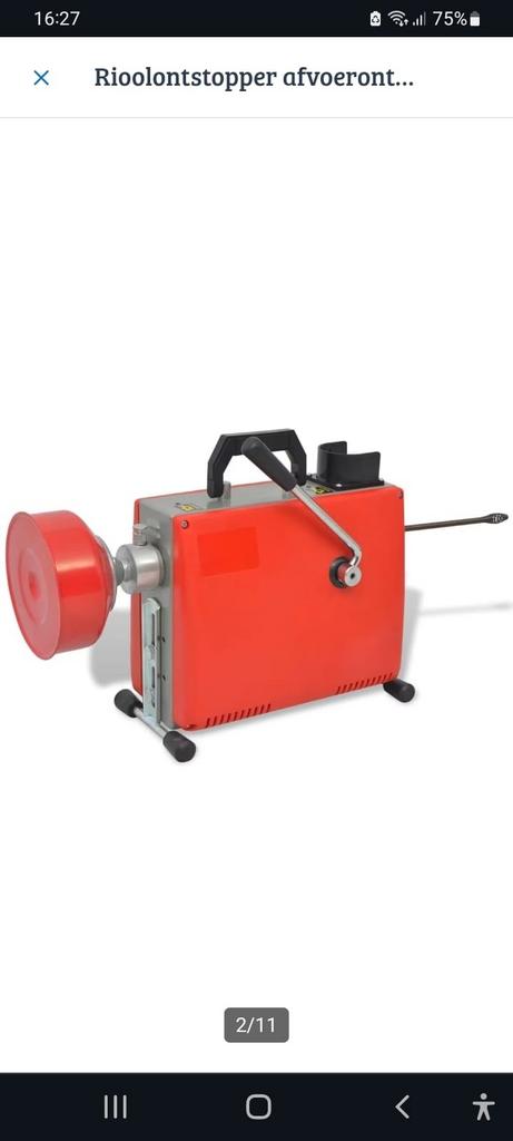 Rioolontstopper Afvoerontstopper - NIEUW IN DOOS, Ophalen of Verzenden, Nieuw