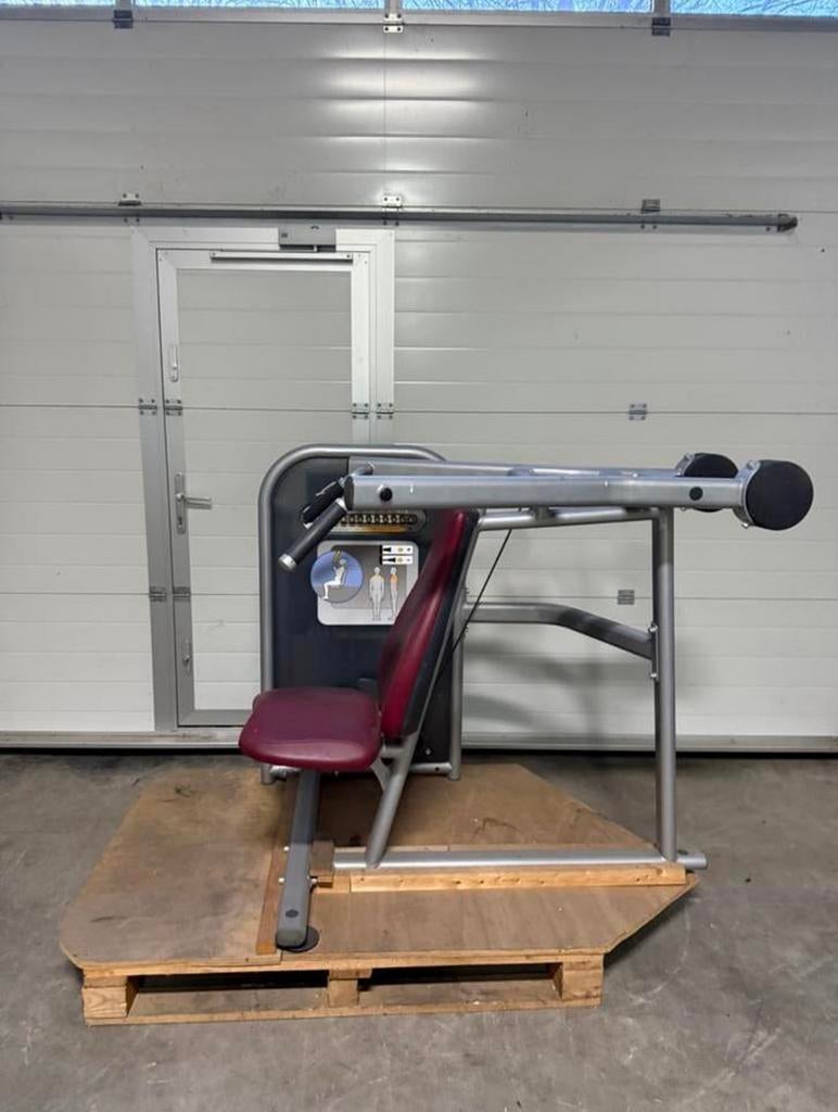 Life Fitness Circuit Shoulderpress / Schulterpresse, Ophalen, Benen, Gebruikt, -