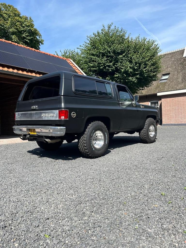 Chevrolet blazer 4x4 1979 Zwart, Auto's, Automaat, 6573 cc, 2000 kg, Zwart