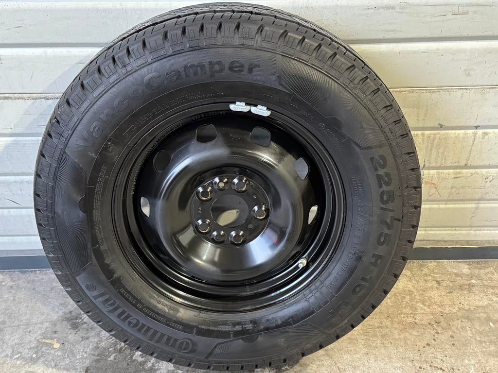 RESERVEWIEL 16” Camper 5X118, 225/75/16 Ducato-Jumper-Boxer, Ophalen of Verzenden, Gebruikt