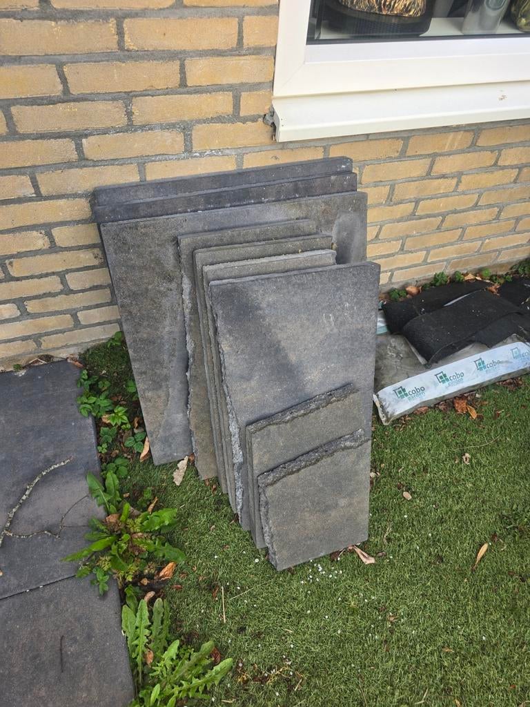 Restant tegels, Ophalen, Gebruikt, Minder dan 5 m², Beton