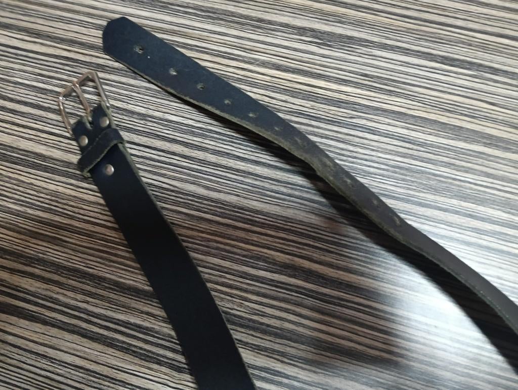 drie gebruikte heren riemen zwart, Kleding | Heren, Riemen en Ceinturen, Verzenden, Timbelt, 115 cm of meer, Riem of Ceintuur