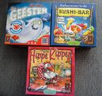 Vlotte geesten, Hippe Kippen en Geharrewar in de Sushi-Bar, Vijf spelers of meer, Ophalen of Verzenden, Gebruikt, 999 Games