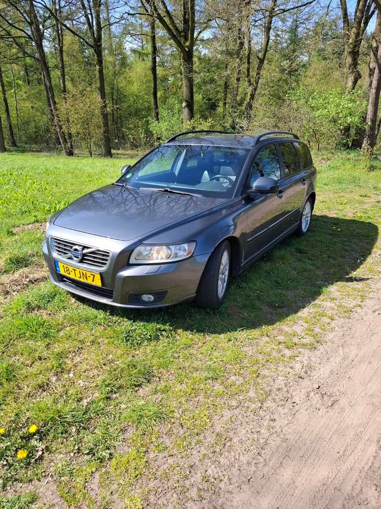 Volvo V50, Zwart, Leder, Stationwagon, Particulier