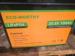 Ecoworthy 24V 100Ah LiFePO4 Accu, Auto-onderdelen, Accu's en Toebehoren, Ophalen