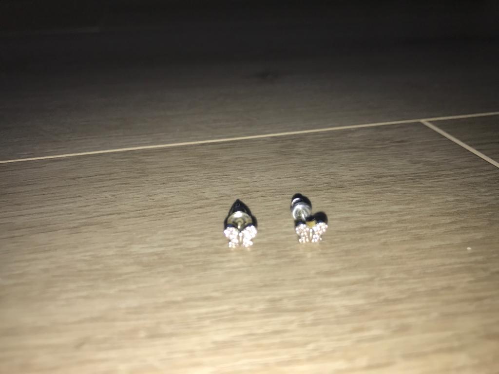 Oorbellen, Overige materialen, Zo goed als nieuw, Knopjes of Stekers, Zilver