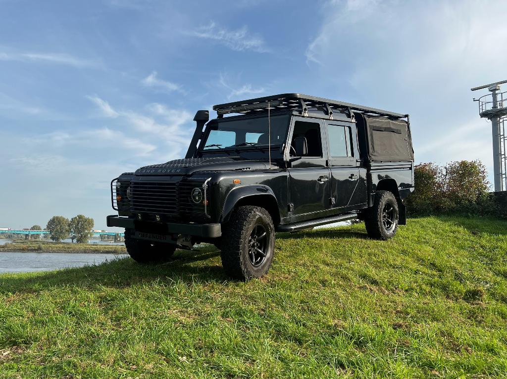 Land Rover Defender 130 Crewcab DC 4WD 2008, Stof, Land Rover, 4 cilinders, Origineel Nederlands