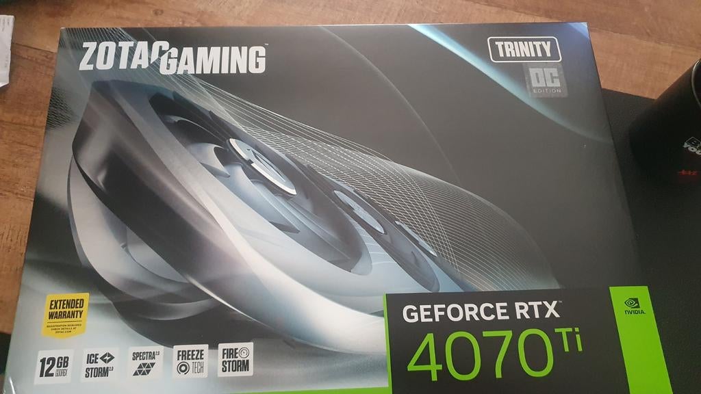 Zotac GeForce RTX 4070 Ti Trinity OC, Computers en Software, Videokaarten, Ophalen, Gebruikt, GDDR6, HDMI